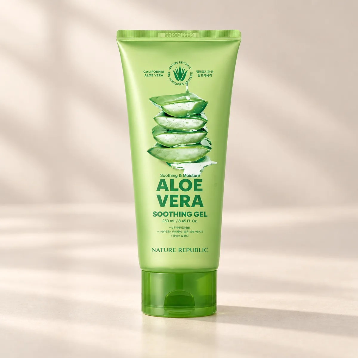 NATURE REPUBLIC Aloe Soothing Gel 250ml — soft daylight cover